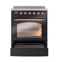 Nostalgie II 30 UPI304NMPBKP Freestanding Electric Range Range with Induction Single Oven with Triple Glass Door with Copper knobs view 4