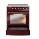 Nostalgie II 30 UPI304NMPBUB Freestanding Electric Range Range with Induction Single Oven with Triple Glass Door with Bronze knobs view 4