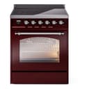 Nostalgie II 30 UPI304NMPBUC Freestanding Electric Range Range with Induction Single Oven with Triple Glass Door with Chrome knobs view 1