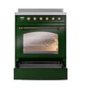 Nostalgie II 30 UPI304NMPEGB Freestanding Electric Range Range with Induction Single Oven with Triple Glass Door with Bronze knobs view 4