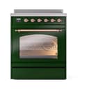 Nostalgie II 30 UPI304NMPEGP Freestanding Electric Range Range with Induction Single Oven with Triple Glass Door with Copper knobs view 2