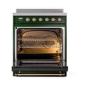 Nostalgie II 30 UPI304NMPEGP Freestanding Electric Range Range with Induction Single Oven with Triple Glass Door with Copper knobs view 3