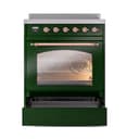Nostalgie II 30 UPI304NMPEGP Freestanding Electric Range Range with Induction Single Oven with Triple Glass Door with Copper knobs view 4