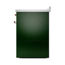 Nostalgie II 30 UPI304NMPEGP Freestanding Electric Range Range with Induction Single Oven with Triple Glass Door with Copper knobs view 8