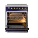 Nostalgie II 30 UPI304NMPMBB Freestanding Electric Range Range with Induction Single Oven with Triple Glass Door with Bronze knobs view 3