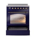 Nostalgie II 30 UPI304NMPMBB Freestanding Electric Range Range with Induction Single Oven with Triple Glass Door with Bronze knobs view 4