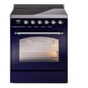 Nostalgie II 30 UPI304NMPMBC Freestanding Electric Range Range with Induction Single Oven with Triple Glass Door with Chrome knobs view 1
