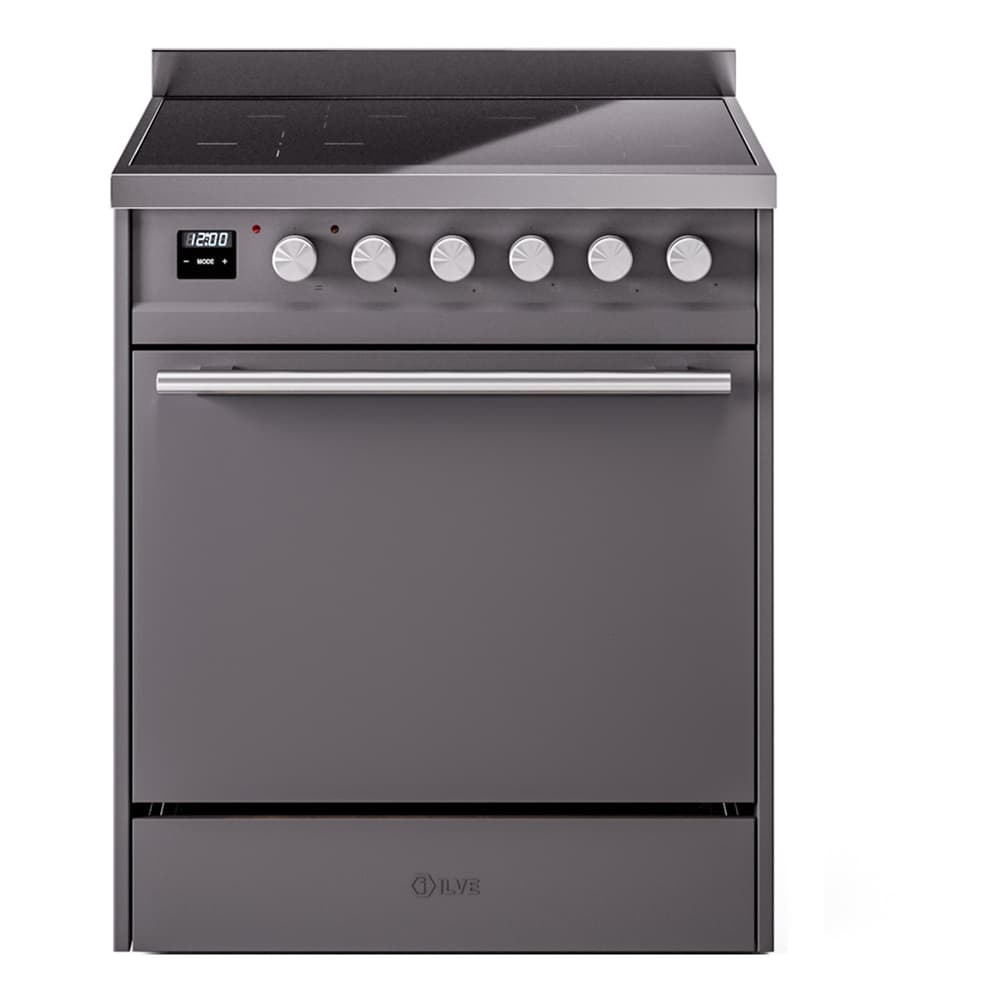 Professional Plus II 30 UPI304QMPMG Freestanding Electric Range Range with Induction Single Oven with Solid Door with Stainless Steel knobs