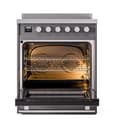 Professional Plus II 30 UPI304QMPMG Freestanding Electric Range Range with Induction Single Oven with Solid Door with Stainless Steel knobs view 2