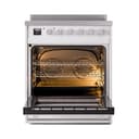 Professional Plus II 30 UPI304QMPRA Freestanding Electric Range Range with Induction Single Oven with Solid Door with Stainless Steel knobs view 2