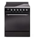 Nostalgie II 30 UPI304QNMPBKC Freestanding Electric Range Range with Induction Single Oven with Solid Door with Chrome knobs view 1