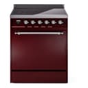 Nostalgie II 30 UPI304QNMPBUC Freestanding Electric Range Range with Induction Single Oven with Solid Door with Chrome knobs view 1
