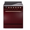 Nostalgie II 30 UPI304QNMPBUP Freestanding Electric Range Range with Induction Single Oven with Solid Door with Copper knobs view 1
