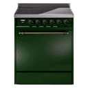Nostalgie II 30 UPI304QNMPEGB Freestanding Electric Range Range with Induction Single Oven with Solid Door with Bronze knobs view 1