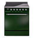 Nostalgie II 30 UPI304QNMPEGC Freestanding Electric Range Range with Induction Single Oven with Solid Door with Chrome knobs view 1