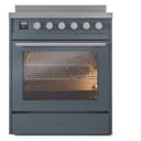 Professional Plus II 30 UPI304WMPBG Freestanding Electric Range Range with Induction Single Oven with Triple Glass Door with Stainless Steel knobs view 2