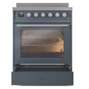 Professional Plus II 30 UPI304WMPBG Freestanding Electric Range Range with Induction Single Oven with Triple Glass Door with Stainless Steel knobs view 4