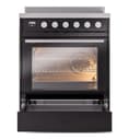 Professional Plus II 30 UPI304WMPBK Freestanding Electric Range Range with Induction Single Oven with Triple Glass Door with Stainless Steel knobs view 4
