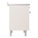 Nostalgie II 36 UPI366NMPAWC Freestanding Electric Range Range with Induction Single Oven with Triple Glass Door with Chrome knobs view 7