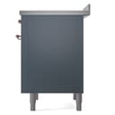 Nostalgie II 36 UPI366NMPBGP Freestanding Electric Range Range with Induction Single Oven with Triple Glass Door with Copper knobs view 8