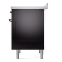 Nostalgie II 36 UPI366NMPBKB Freestanding Electric Range Range with Induction Single Oven with Triple Glass Door with Bronze knobs view 8