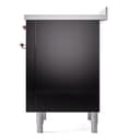 Nostalgie II 36 UPI366NMPBKP Freestanding Electric Range Range with Induction Single Oven with Triple Glass Door with Copper knobs view 8