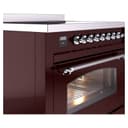 Nostalgie II 36 UPI366NMPBUC Freestanding Electric Range Range with Induction Single Oven with Triple Glass Door with Chrome knobs view 5