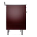 Nostalgie II 36 UPI366NMPBUC Freestanding Electric Range Range with Induction Single Oven with Triple Glass Door with Chrome knobs view 7