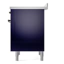 Nostalgie II 36 UPI366NMPMBB Freestanding Electric Range Range with Induction Single Oven with Triple Glass Door with Bronze knobs view 8