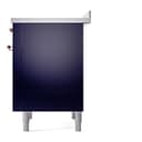 Nostalgie II 36 UPI366NMPMBP Freestanding Electric Range Range with Induction Single Oven with Triple Glass Door with Copper knobs view 8