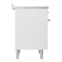 Nostalgie II 36 UPI366NMPWHC Freestanding Electric Range Range with Induction Single Oven with Triple Glass Door with Chrome knobs view 7