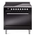 Professional Plus II 36 UPI366QMPBK Freestanding Electric Range Range with Induction Single Oven with Solid Door with Stainless Steel knobs view 1