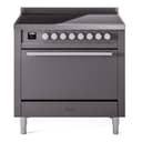 Professional Plus II 36 UPI366QMPMG Freestanding Electric Range Range with Induction Single Oven with Solid Door with Stainless Steel knobs view 1