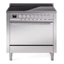 Professional Plus II 36 UPI366QMPSS Freestanding Electric Range Range with Induction Single Oven with Solid Door view 1