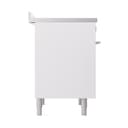 Professional Plus II 36 UPI366QMPWH Freestanding Electric Range Range with Induction Single Oven with Solid Door with Stainless Steel knobs view 4