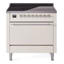 Nostalgie II 36 UPI366QNMPAWC Freestanding Electric Range Range with Induction Single Oven with Solid Door with Chrome knobs view 1