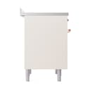 Nostalgie II 36 UPI366QNMPAWP Freestanding Electric Range Range with Induction Single Oven with Solid Door with Copper knobs view 4