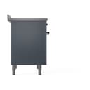 Nostalgie II 36 UPI366QNMPBGB Freestanding Electric Range Range with Induction Single Oven with Solid Door with Bronze knobs view 4