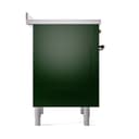 Nostalgie II 36 UPI366QNMPEGB Freestanding Electric Range Range with Induction Single Oven with Solid Door with Bronze knobs view 4