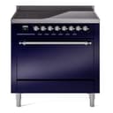 Nostalgie II 36 UPI366QNMPMBC Freestanding Electric Range Range with Induction Single Oven with Solid Door with Chrome knobs view 1