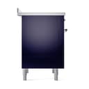 Nostalgie II 36 UPI366QNMPMBC Freestanding Electric Range Range with Induction Single Oven with Solid Door with Chrome knobs view 4