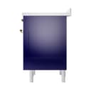 Nostalgie II 36 UPI366QNMPMBG Freestanding Electric Range Range with Induction Single Oven with Solid Door with Brass knobs view 5