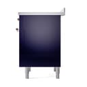 Nostalgie II 36 UPI366QNMPMGP Freestanding Electric Range Range with Induction Single Oven with Solid Door with Copper knobs view 5