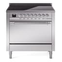 Nostalgie II 36 UPI366QNMPSSC Freestanding Electric Range Range with Induction Single Oven with Solid Door with Chrome knobs view 1
