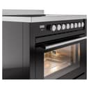 Professional Plus II 36 UPI366WMPBK Freestanding Electric Range Range with Induction Single Oven with Triple Glass Door with Stainless Steel knobs view 5