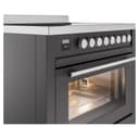 Professional Plus II 36 UPI366WMPMG Freestanding Electric Range Range with Induction Single Oven with Triple Glass Door with Stainless Steel knobs view 5