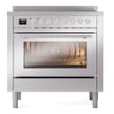 Professional Plus II 36 UPI366WMPSS Freestanding Electric Range Range with Induction Single Oven with Triple Glass Door view 2