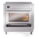 Professional Plus II 36 UPI366WMPSS Freestanding Electric Range Range with Induction Single Oven with Triple Glass Door view 4