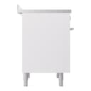 Professional Plus II 36 UPI366WMPWH Freestanding Electric Range Range with Induction Single Oven with Triple Glass Door with Stainless Steel knobs view 7