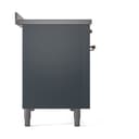Nostalgie II 48 UPI486NMPBGP Freestanding Electric Range Range with Induction Double Oven with Triple Glass Door with Copper knobs view 9